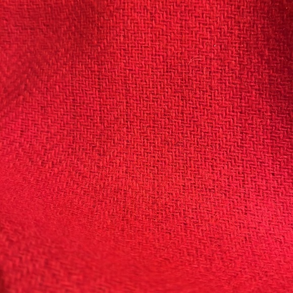 Donegal tweed garment by Triona Design direct from Donegal Ireland Red wool wrap - Picture 7 of 7